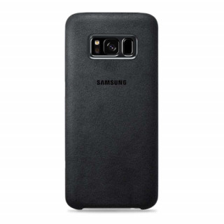 Zadnji ovitek Samsung Galaxy S8 Alcantara usnje, srebrne barve Mobile