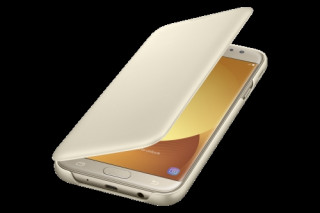 Samsung Galaxy J7 -2017- preklopna torbica, zlata Mobile