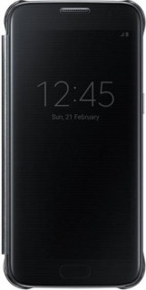 Ovitek Clear View za Samsung Galaxy S7, BlueesBlack Mobile