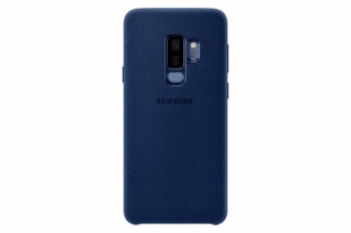 Zadnji ovitek Samsung Galaxy S9 Alcantara v modrem usnju Mobile