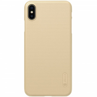 Zadnji ovitek Nillkin Super Frosted za iPhone XS Max, zlata Mobile