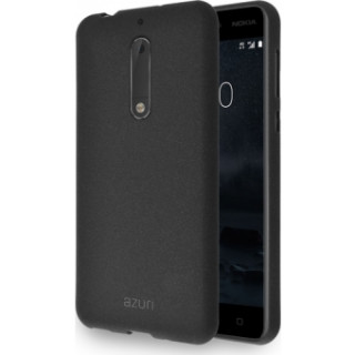 AZURI plastični zadnji pokrov - črna Nokia 5 Mobile