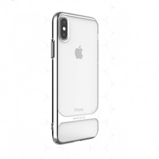 Keramični plastični zadnji pokrov Hana, iPhone XS, srebrna Mobile