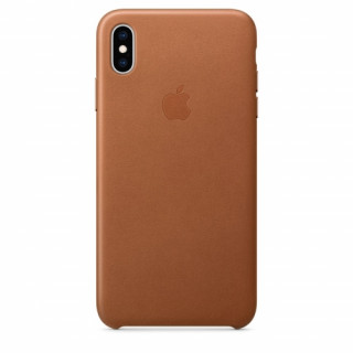 Usnjen zadnji ovitek Apple iPhone XS Max, rjav Mobile