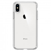 Zadnji pokrov Spigen Ultra Hybrid, iPhone XS, prosojen 