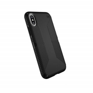 Speck Presidio Grip karbonski zadnji ovitek, iPhone XS, črn Mobile