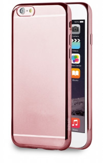 AZURI hrbtni pokrov mehka ULTRA tanka gumijasta torbica Rose Gold IPHONE 6-6S Mobile