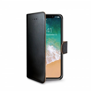 Celly iPhone X torbica s stranskim odpiranjem, črna Mobile