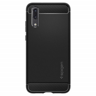 Zadnji ovitek Spigen Rugged Armor, Huawei P20, črn Mobile