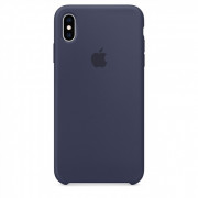 Apple iPhone XS Max silikonski zadnji ovitek, modra 