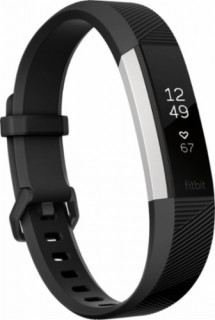 Fitbit Alta HR merilec aktivnosti, L, črno-srebrna Mobile