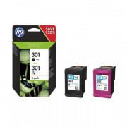 HP 301 2-pack Black/Tri-color Original Ink Cartridges 