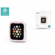 Bela/roza zaščitna torbica Devia ST323928 Dazzle Apple Watch 44m 