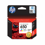 HP 650 Tri-color Original Ink Advantage Cartridge 