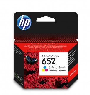 HP 652 Tri-color Original Ink Advantage Cartridge PC