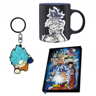 Abysse - Dragon Ball Super - darilni set - 320 ml skodelica, PVC obesek za ključe, zvezek Merch