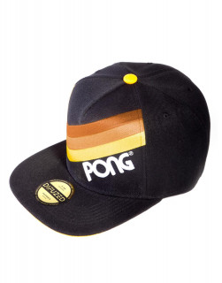 Atari - Pong Retro Striped Snapback klobuk (MI) Merch