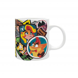 CRASH BANDICOOT - Skodelica - 320 ml - Nalepka Crash Merch