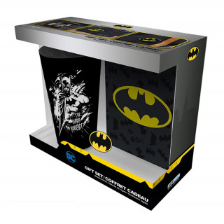 DC Comics - XXL skodelica + žebljiček + zvezek - "Batman" Merch