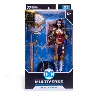 Akcijska figurica DC Multiverse Wonder Woman, ki jo je oblikoval Todd McFarlane (zlata etiketa) Merch