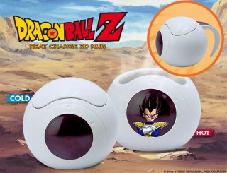 DRAGON BALL - Skodelica 3D - Izmenjava toplote - Vesoljska ladja VEGETA Merch