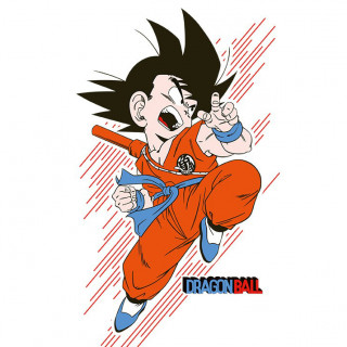 DRAGON BALL - Majica s kratkimi rokavi "DB/ Goku young" bela - New fit (S) Merch