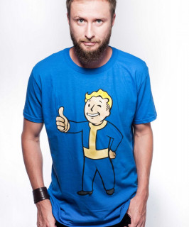 Fallout 4 - Vault Boy blue M (MI) Merch