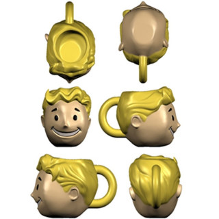 FALLOUT - Skodelica Vault Boy Head 3D Merch