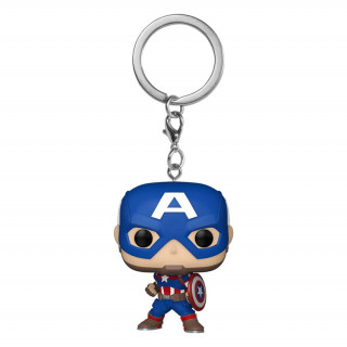 Funko Pocket Pop! Marvel New Classics - Captain America Vinyl Figura obesek za ključe Merch