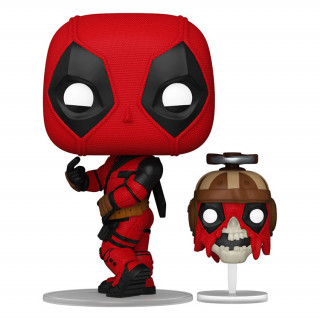 Funko Pop! #1400 Marvel: Deadpool Wolverine - Deadpool with Headpool Vinyl Figura Merch