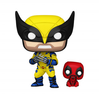 Funko Pop! #1403 Marvel: Deadpool Wolverine - Wolverine with Babypool Vinyl Figura Merch