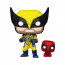 Funko Pop! #1403 Marvel: Deadpool Wolverine - Wolverine with Babypool Vinyl Figura thumbnail