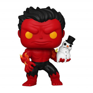 Funko Pop! #1439 Marvel: Holiday – Red Hulk Bobble-Head Vinyl Figura Merch