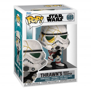 Funko Pop! #685 Disney: Star Wars Ahsoka S2 - Thrawn's Night Trooper Bobble-Head vinilna figura Merch