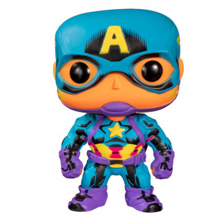 Funko Pop! Marvel: Black Light Captain America #648 vinilna figura Merch