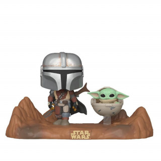 Funko Pop! #369 Trenutek: Mandalorian-Mandalorian&Child Merch