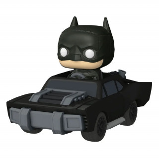 Funko Pop! Rides: Batman - Batman v Batmobile Super #282 Deluxe Vinyl Figura Merch