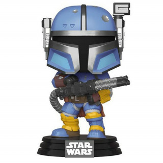 Funko Pop! Star Wars: The Mandalorian - Heavy Infantry Mandalorian (kovinska) #348 Bobble-Head vinilna figura Merch