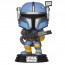 Funko Pop! Star Wars: The Mandalorian - Heavy Infantry Mandalorian (kovinska) #348 Bobble-Head vinilna figura thumbnail