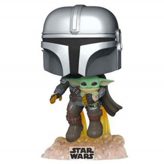 Funko Pop! #402 Vojna zvezd: Mandalorian - Mando Flying w/Jet Merch