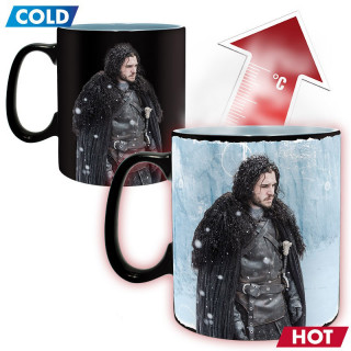 GAME OF THRONES - Mug Heat Change - 460 ml - Zima je tu Merch