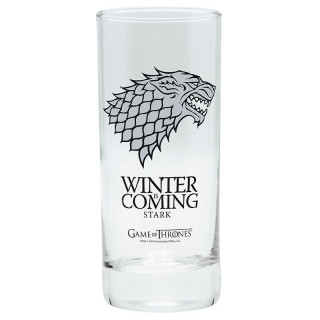 GAME OF THRONES - Pck očala 29cl + obesek za ključe + mini skodelica "Stark" Merch