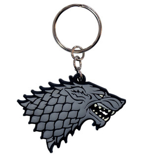 GAME OF THRONES - Pck očala 29cl + obesek za ključe PVC + mini skodelica "Stark" Merch