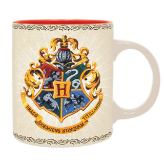 HARRY POTTER - Skodelica Pck 320 ml + obesek za ključe + zvezek "Hogwarts" Merch