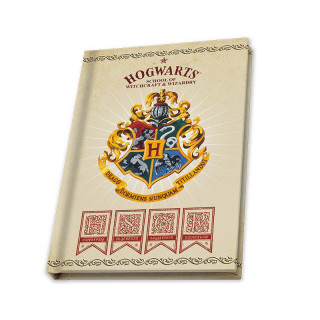 HARRY POTTER - Skodelica Pck 320 ml + obesek za ključe + zvezek "Hogwarts" Merch