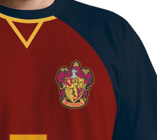 HARRY POTTER - Majica "Quidditch jersey" rdeča - premium (L) Merch