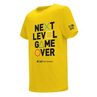 Majica HELL Gamer Next Level Game Over rumena (L) Merch