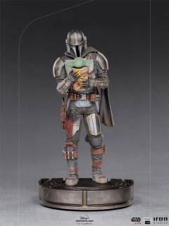 Iron Studios - The Mandalorian and Grogu Art Scale 1/10 - The Mandalorian Figura Merch