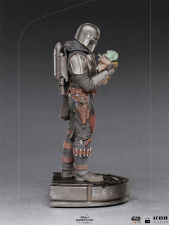 Iron Studios - The Mandalorian and Grogu Art Scale 1/10 - The Mandalorian Figura Merch