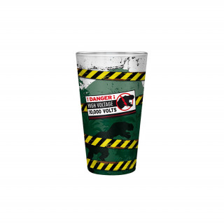 JURASSIC PARK - Velik kozarec - 400 ml - Nevarna visoka napetost Merch